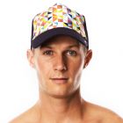 Hey Franky Circuit Cap Triangles HF018H Multi Mens Hats